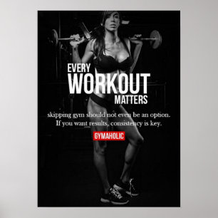 Workout Motivierend Poster
