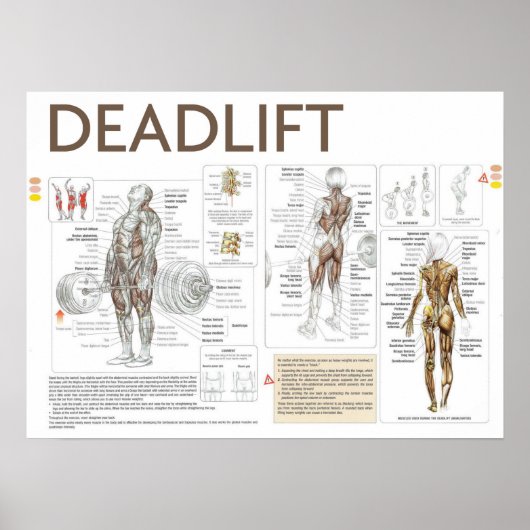 Workout Motivierend Poster (Vorne)