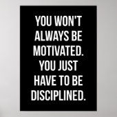 Workout Motivierend Poster (Vorne)