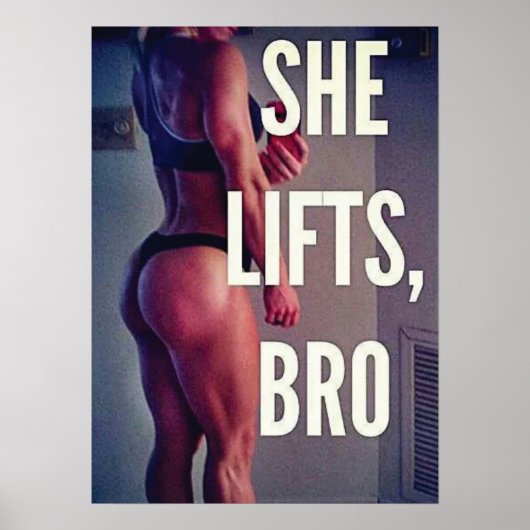Workout Motivierend Poster (Vorne)