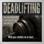 Workout Motivierend Poster (Vorne)