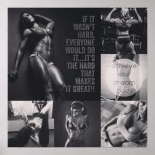 Workout Motivierend Poster