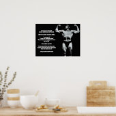 Workout Motivierend Poster (Küche)