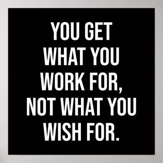 Workout Motivierend Poster (Vorne)