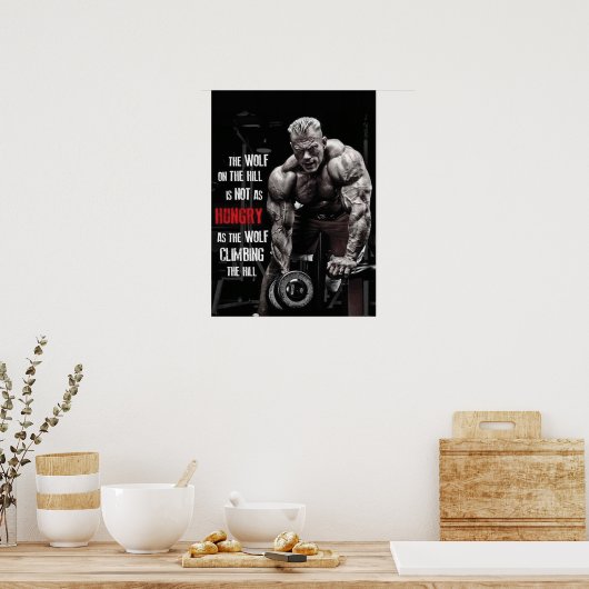 Workout Motivierend Poster (Küche)