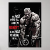 Workout Motivierend Poster (Vorne)