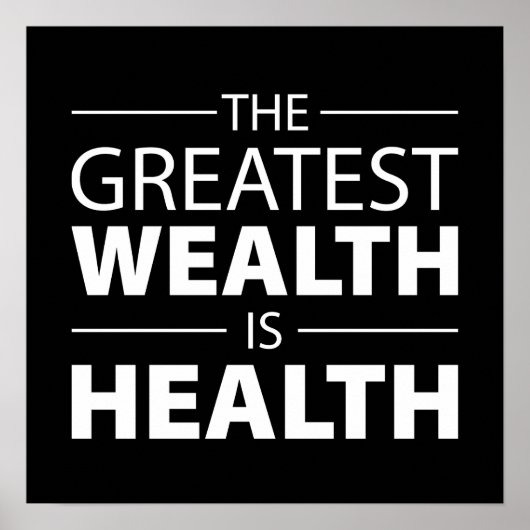 Workout Motivierend Poster (Vorne)