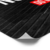 Workout Motivierend Poster (Ecke)