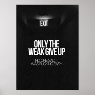 Workout Motivierend Poster