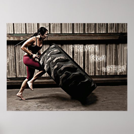 Workout Motivierend Poster (Vorne)