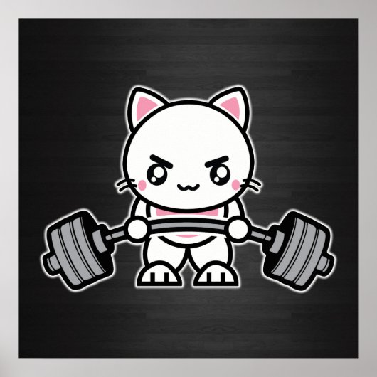 Workout Motivierend Poster (Vorne)