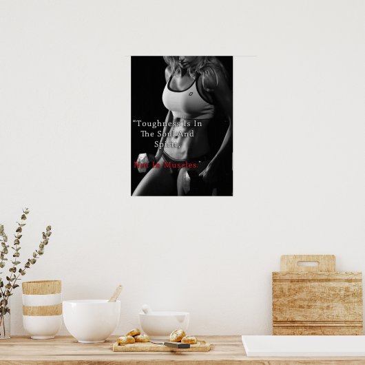 Workout Motivierend Poster (Küche)