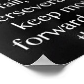 Workout Motivierend Poster (Ecke)