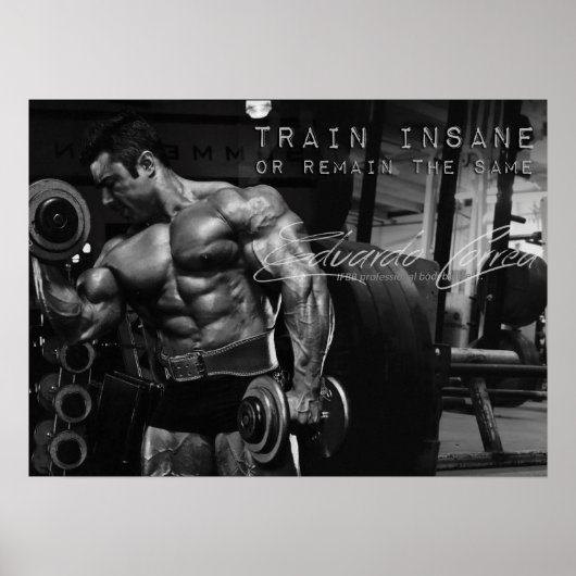 Workout Motivierend Poster (Vorne)