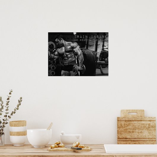 Workout Motivierend Poster (Küche)