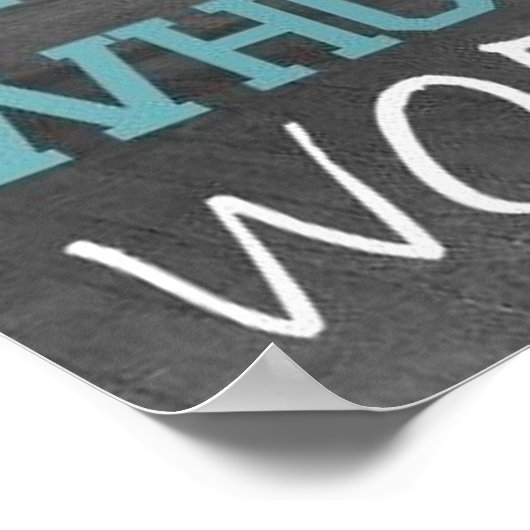 Workout Motivierend Poster (Ecke)