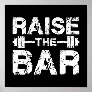 Workout-Motivierend Poster