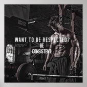 Workout Motivierend Poster (Vorne)