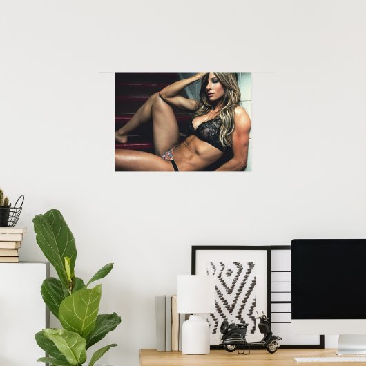 Workout Motivierend Poster (Heimbüro)