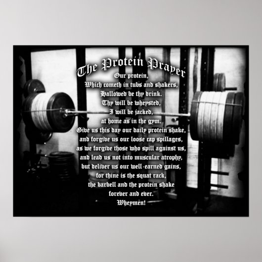 Workout Motivierend Poster (Vorne)