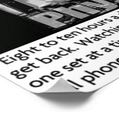 Workout Motivierend Poster (Ecke)