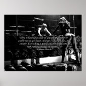 Workout Motivierend Poster (Vorne)