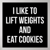 Workout Motivierend Poster (Vorne)