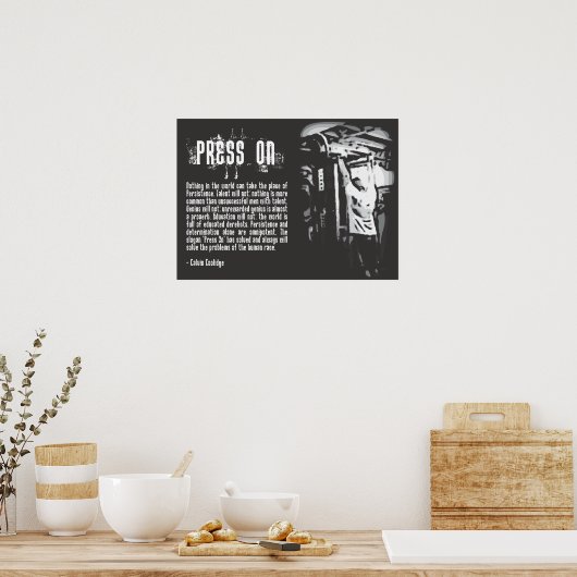 Workout Motivierend Poster (Küche)