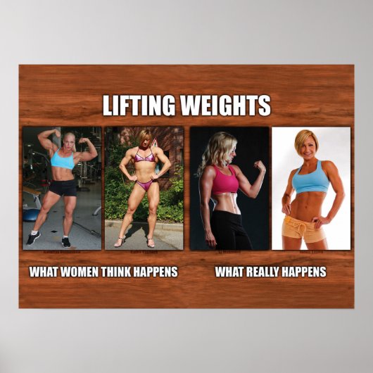 Workout Motivierend Poster (Vorne)