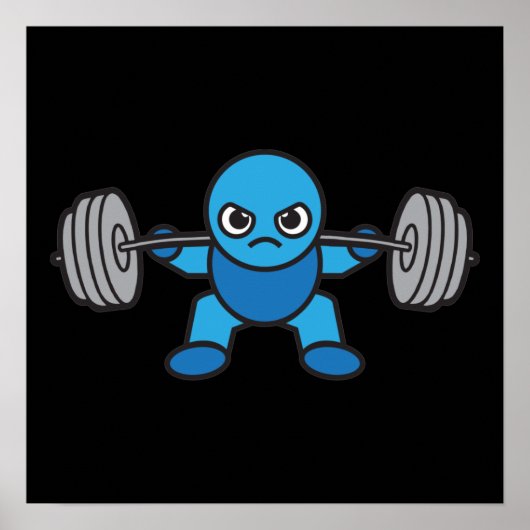 Workout Motivierend Poster (Vorne)