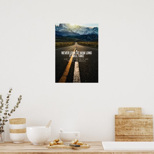 Workout Motivierend Poster (Küche)