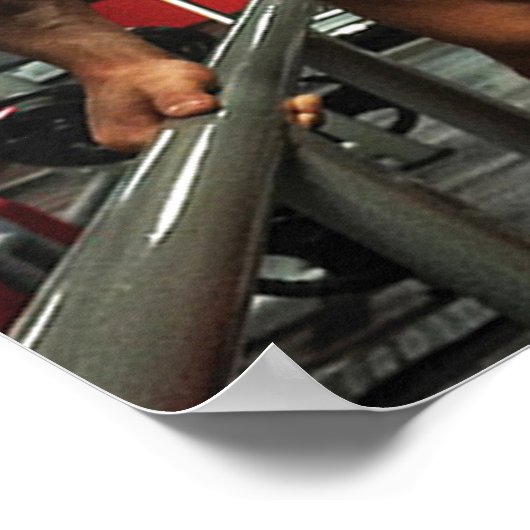 Workout Motivierend Poster (Ecke)