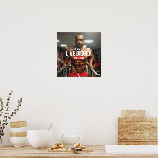 Workout Motivierend Poster (Küche)