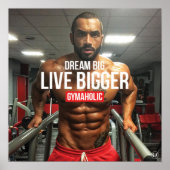 Workout Motivierend Poster (Vorne)