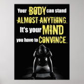 Workout Motivierend Poster (Vorne)