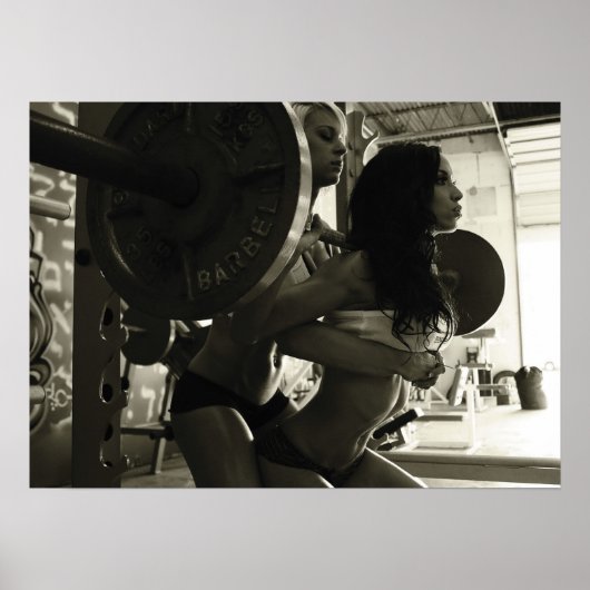 Workout Motivierend Poster (Vorne)