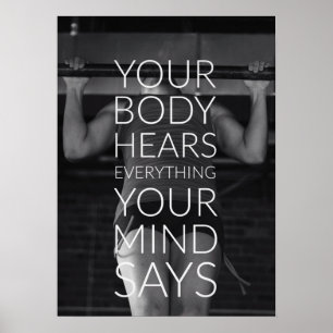 Workout Motivierend Poster