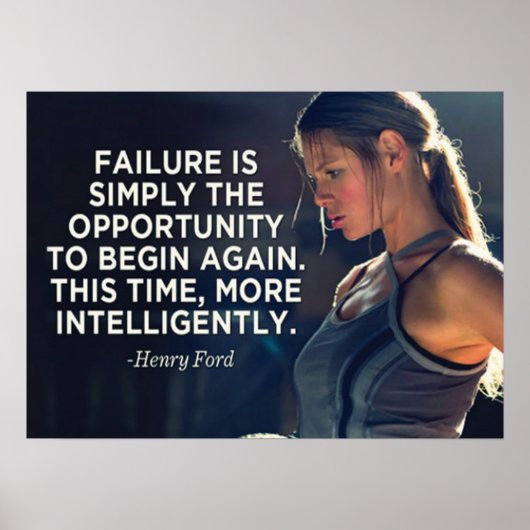 Workout Motivierend Poster (Vorne)