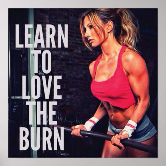 Workout Motivierend Poster (Vorne)