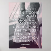 Workout Motivierend Poster (Vorne)