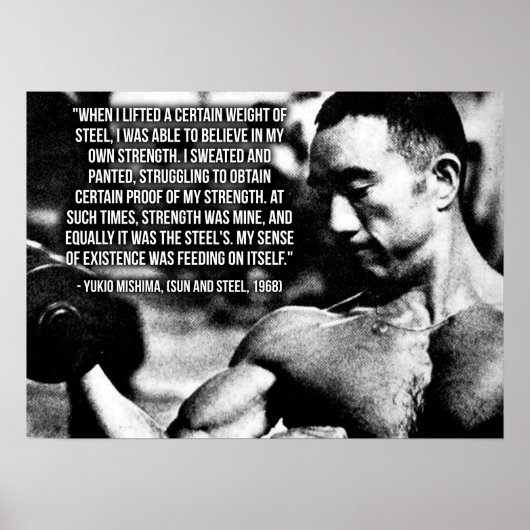 Workout Motivierend Poster (Vorne)