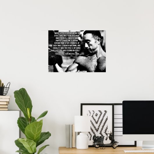 Workout Motivierend Poster (Heimbüro)