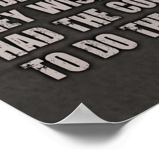 Workout Motivierend Poster (Ecke)