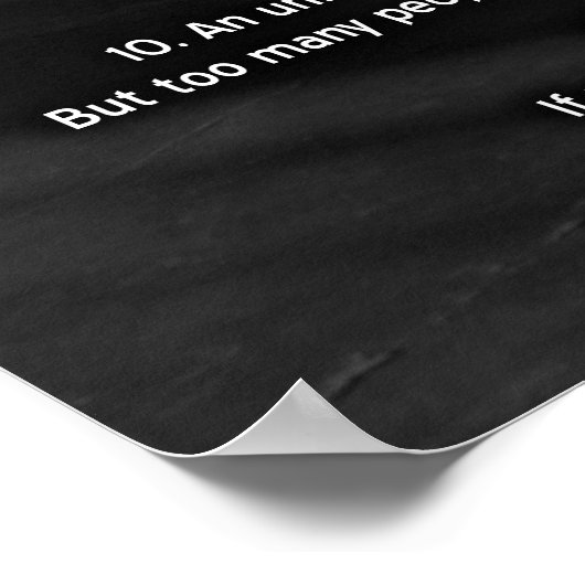 Workout Motivierend Poster (Ecke)