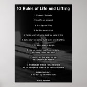 Workout Motivierend Poster (Vorne)