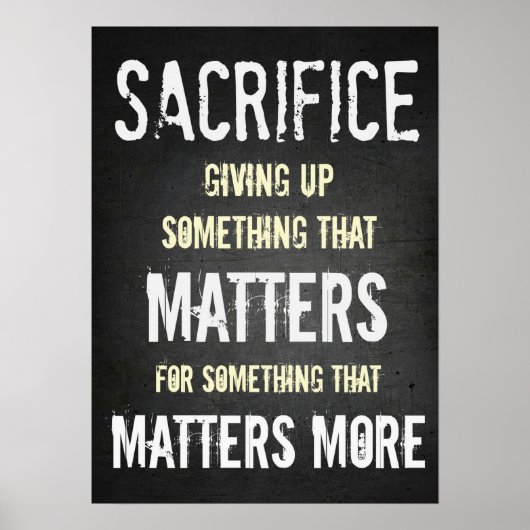 Workout Motivierend Poster (Vorne)