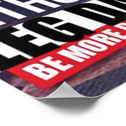 Workout Motivierend Poster (Ecke)