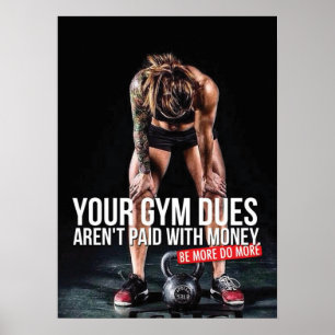 Workout Motivierend Poster