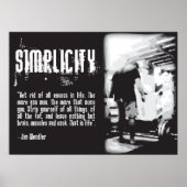 Workout Motivierend Poster (Vorne)