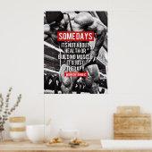 Workout Motivierend Poster (Küche)